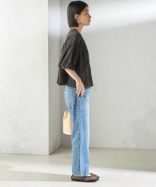 SHIPS / シップス シャツ・ブラウス | 〈手洗い可能〉コットン ドビー 袖 ボリューム ブラウス | 詳細5