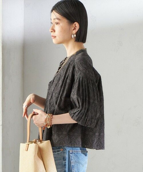 SHIPS / シップス シャツ・ブラウス | 〈手洗い可能〉コットン ドビー 袖 ボリューム ブラウス | 詳細8