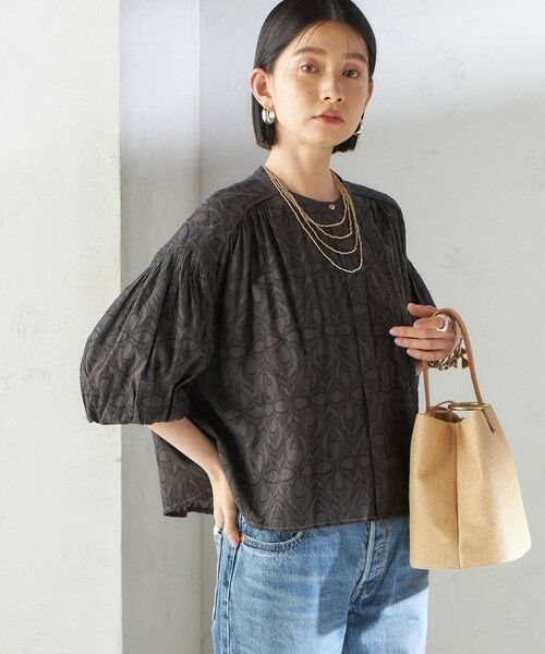 SHIPS / シップス シャツ・ブラウス | 〈手洗い可能〉コットン ドビー 袖 ボリューム ブラウス | 詳細11