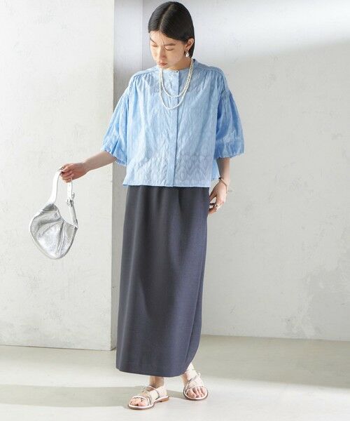 SHIPS / シップス シャツ・ブラウス | 〈手洗い可能〉コットン ドビー 袖 ボリューム ブラウス | 詳細15