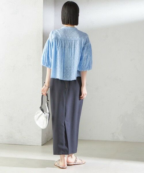 SHIPS / シップス シャツ・ブラウス | 〈手洗い可能〉コットン ドビー 袖 ボリューム ブラウス | 詳細17