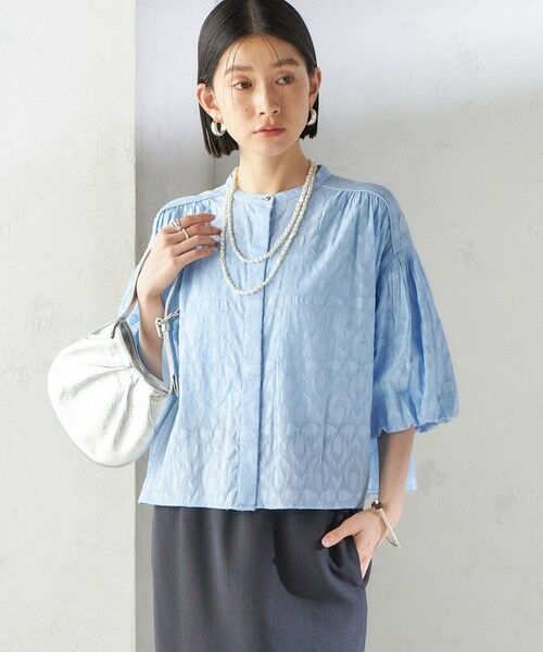 SHIPS / シップス シャツ・ブラウス | 〈手洗い可能〉コットン ドビー 袖 ボリューム ブラウス | 詳細19