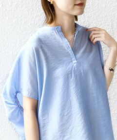 SHIPS / シップス シャツ・ブラウス | 〈手洗い可能〉袖 ギャザー ドルマン ブラウス