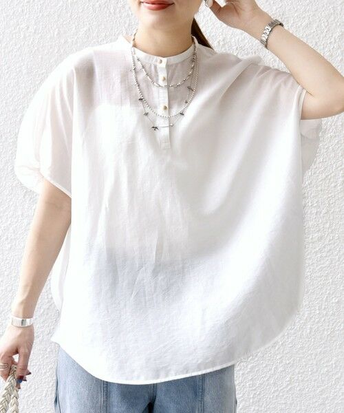 SHIPS / シップス シャツ・ブラウス | 〈手洗い可能〉袖 ギャザー ドルマン ブラウス | 詳細5