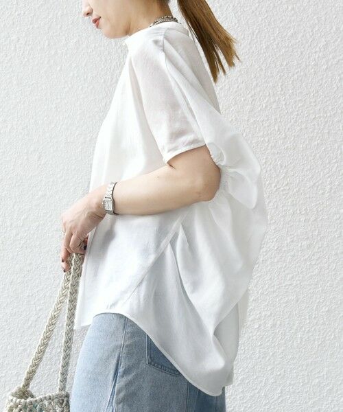 SHIPS / シップス シャツ・ブラウス | 〈手洗い可能〉袖 ギャザー ドルマン ブラウス | 詳細6