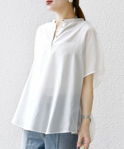 SHIPS / シップス シャツ・ブラウス | 〈手洗い可能〉袖 ギャザー ドルマン ブラウス | 詳細8