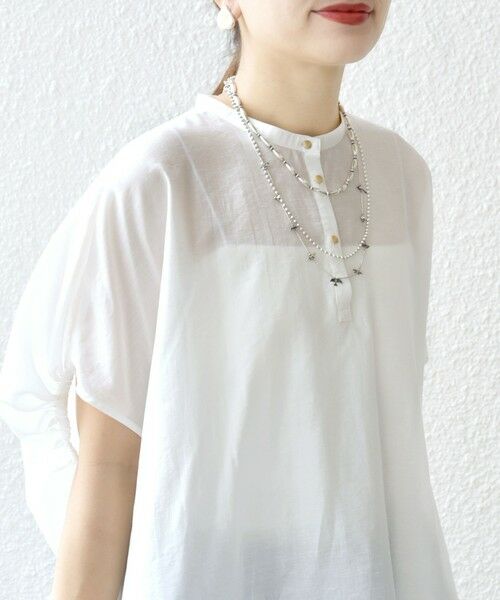 SHIPS / シップス シャツ・ブラウス | 〈手洗い可能〉袖 ギャザー ドルマン ブラウス | 詳細9