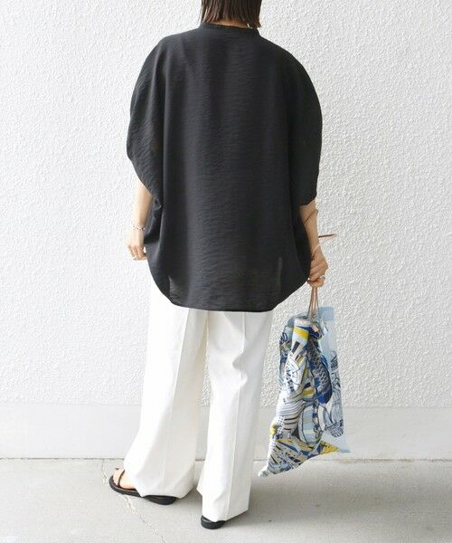 SHIPS / シップス シャツ・ブラウス | 〈手洗い可能〉袖 ギャザー ドルマン ブラウス | 詳細16