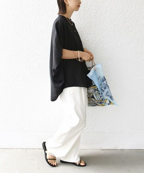 SHIPS / シップス シャツ・ブラウス | 〈手洗い可能〉袖 ギャザー ドルマン ブラウス | 詳細17