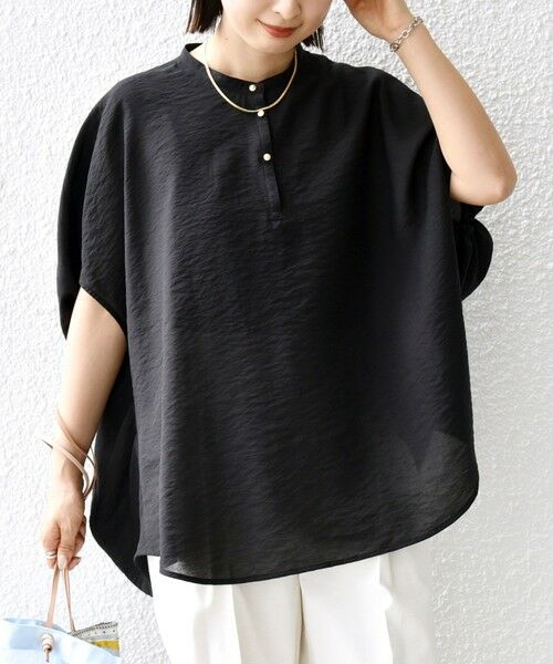 SHIPS / シップス シャツ・ブラウス | 〈手洗い可能〉袖 ギャザー ドルマン ブラウス | 詳細18