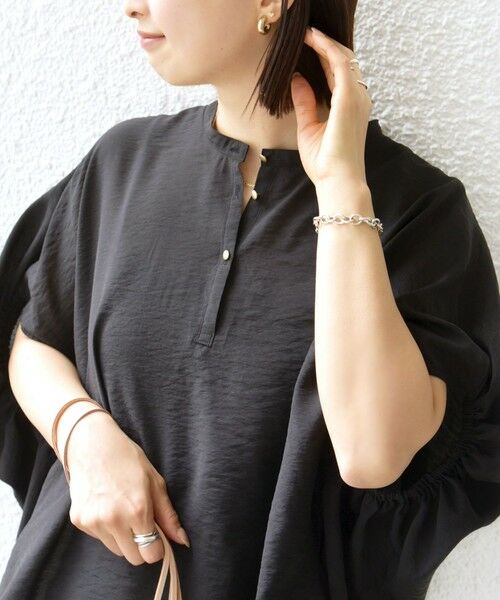 SHIPS / シップス シャツ・ブラウス | 〈手洗い可能〉袖 ギャザー ドルマン ブラウス | 詳細22