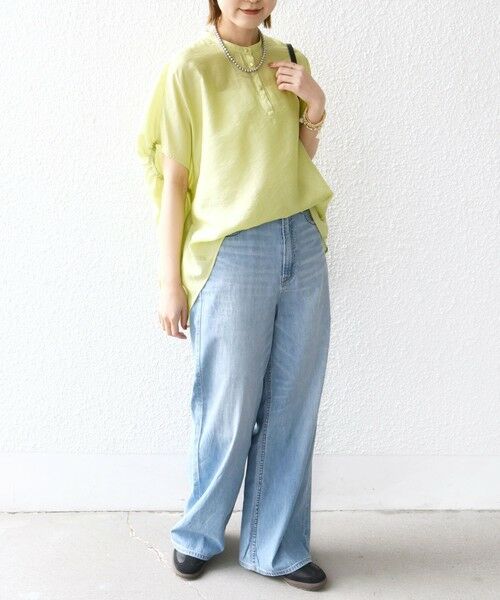 SHIPS / シップス シャツ・ブラウス | 〈手洗い可能〉袖 ギャザー ドルマン ブラウス | 詳細25