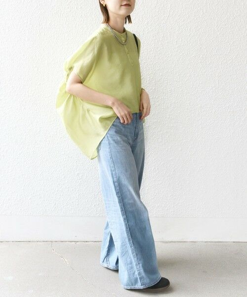 SHIPS / シップス シャツ・ブラウス | 〈手洗い可能〉袖 ギャザー ドルマン ブラウス | 詳細27