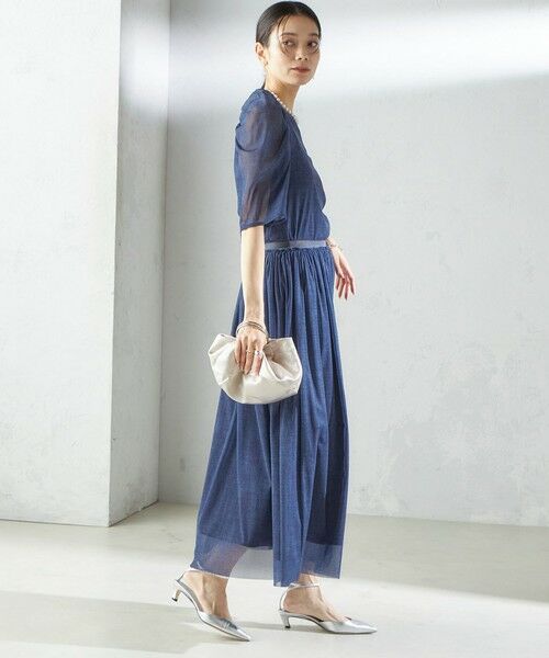 SHIPS / シップス シャツ・ブラウス | troisiemeCHACO:〈手洗い可能〉デニム プリント チュール ブラウス | 詳細17