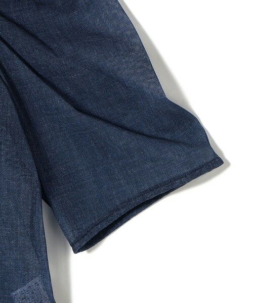 SHIPS / シップス シャツ・ブラウス | troisiemeCHACO:〈手洗い可能〉デニム プリント チュール ブラウス | 詳細27