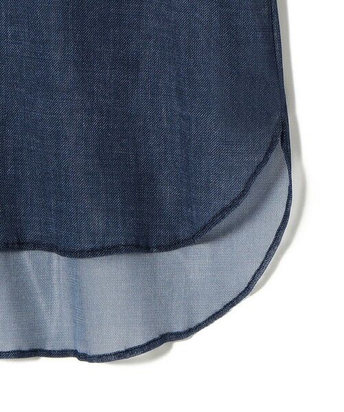 SHIPS / シップス シャツ・ブラウス | troisiemeCHACO:〈手洗い可能〉デニム プリント チュール ブラウス | 詳細28