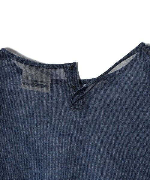 SHIPS / シップス シャツ・ブラウス | troisiemeCHACO:〈手洗い可能〉デニム プリント チュール ブラウス | 詳細30