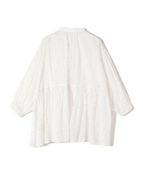 SHIPS / シップス シャツ・ブラウス | 〈手洗い可能〉コットン オーガンジー 刺繍 ギャザー ブラウス | 詳細12