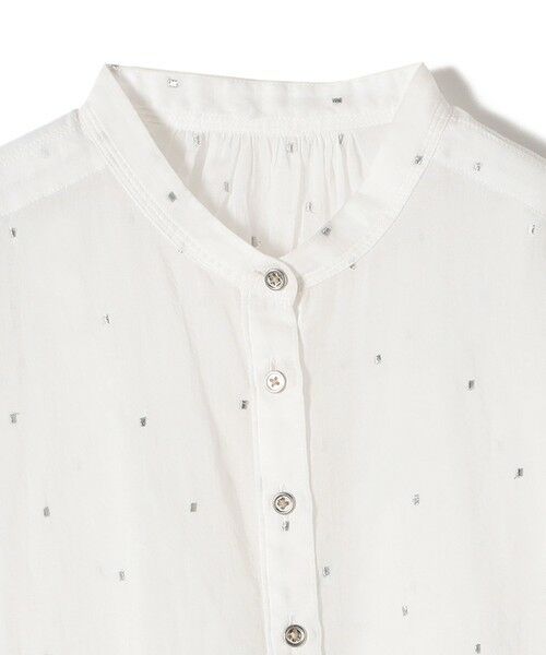 SHIPS / シップス シャツ・ブラウス | 〈手洗い可能〉コットン オーガンジー 刺繍 ギャザー ブラウス | 詳細13