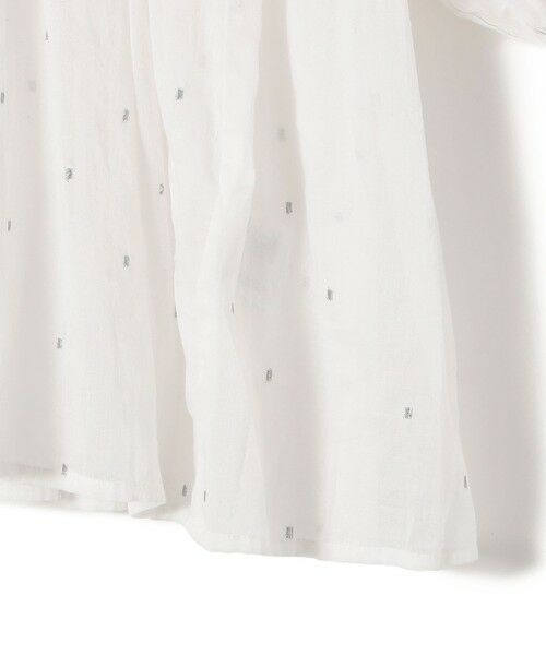 SHIPS / シップス シャツ・ブラウス | 〈手洗い可能〉コットン オーガンジー 刺繍 ギャザー ブラウス | 詳細15