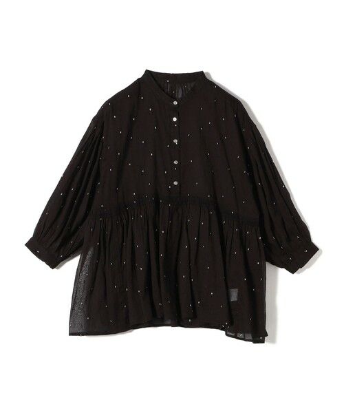 SHIPS / シップス シャツ・ブラウス | 〈手洗い可能〉コットン オーガンジー 刺繍 ギャザー ブラウス | 詳細25