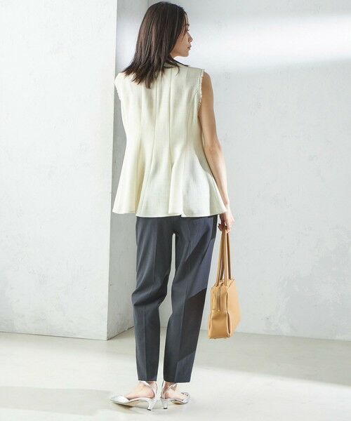 SHIPS / シップス シャツ・ブラウス | 〈手洗い可能〉カラミ ペプラム ノースリーブ ブラウス | 詳細10