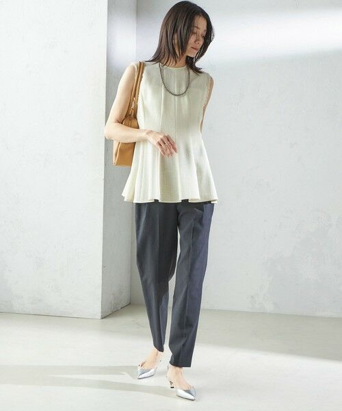 SHIPS / シップス シャツ・ブラウス | 〈手洗い可能〉カラミ ペプラム ノースリーブ ブラウス | 詳細12