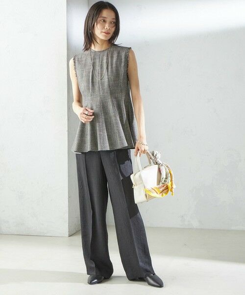 SHIPS / シップス シャツ・ブラウス | 〈手洗い可能〉カラミ ペプラム ノースリーブ ブラウス | 詳細21