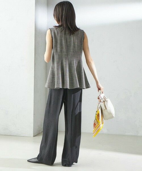 SHIPS / シップス シャツ・ブラウス | 〈手洗い可能〉カラミ ペプラム ノースリーブ ブラウス | 詳細23