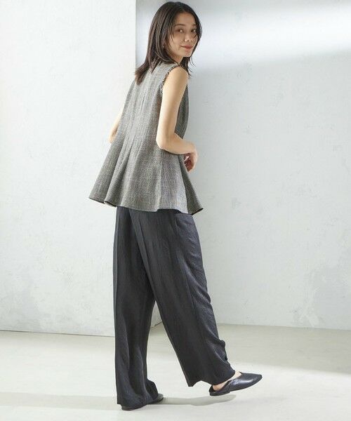 SHIPS / シップス シャツ・ブラウス | 〈手洗い可能〉カラミ ペプラム ノースリーブ ブラウス | 詳細24