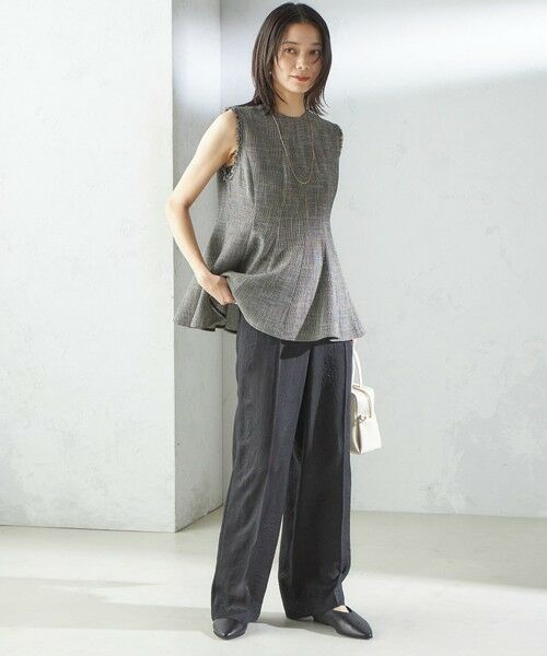 SHIPS / シップス シャツ・ブラウス | 〈手洗い可能〉カラミ ペプラム ノースリーブ ブラウス | 詳細25