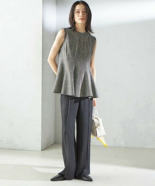 SHIPS / シップス シャツ・ブラウス | 〈手洗い可能〉カラミ ペプラム ノースリーブ ブラウス | 詳細26