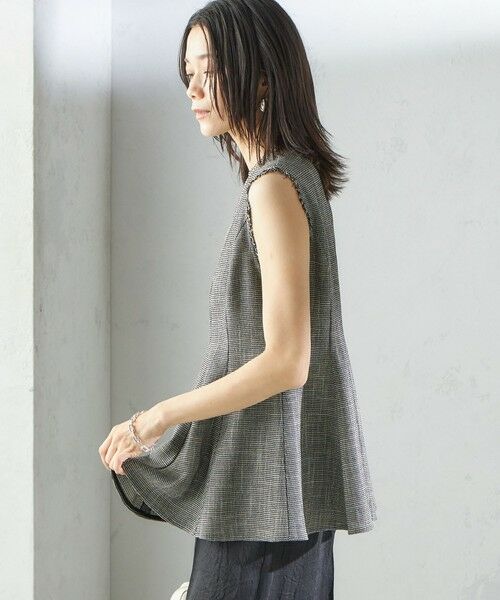 SHIPS / シップス シャツ・ブラウス | 〈手洗い可能〉カラミ ペプラム ノースリーブ ブラウス | 詳細28