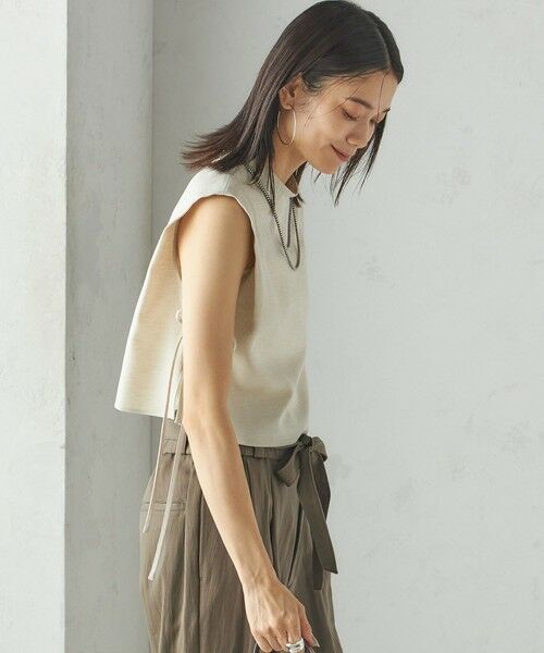 SHIPS / シップス シャツ・ブラウス | 小泉里子コラボ:〈手洗い可能〉スラブ 綿麻混 ブラウス | 詳細12