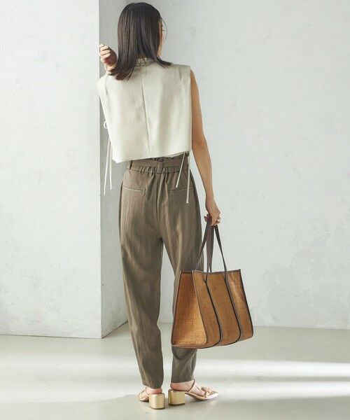 SHIPS / シップス シャツ・ブラウス | 小泉里子コラボ:〈手洗い可能〉スラブ 綿麻混 ブラウス | 詳細3