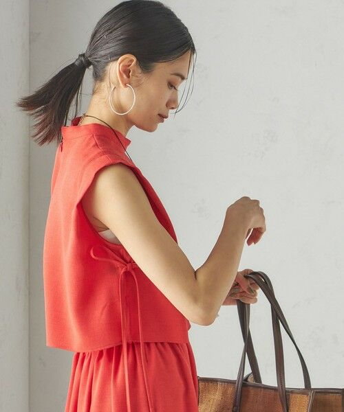 SHIPS / シップス シャツ・ブラウス | 小泉里子コラボ:〈手洗い可能〉スラブ 綿麻混 ブラウス | 詳細30