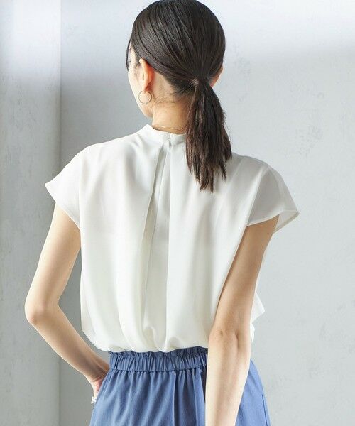 SHIPS / シップス シャツ・ブラウス | 〈手洗い可能〉タック タイ フレンチ スリーブ ブラウス | 詳細6