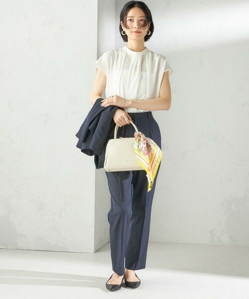 SHIPS / シップス シャツ・ブラウス | 〈手洗い可能〉タック タイ フレンチ スリーブ ブラウス | 詳細7