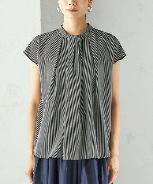 SHIPS / シップス シャツ・ブラウス | 〈手洗い可能〉タック タイ フレンチ スリーブ ブラウス | 詳細22