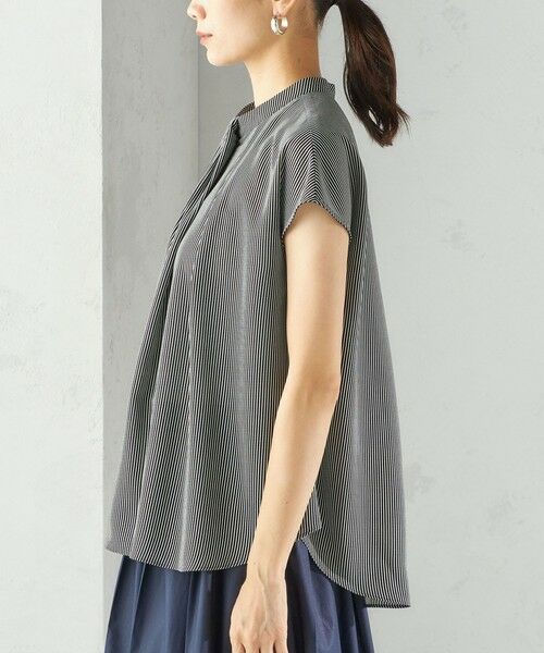 SHIPS / シップス シャツ・ブラウス | 〈手洗い可能〉タック タイ フレンチ スリーブ ブラウス | 詳細23