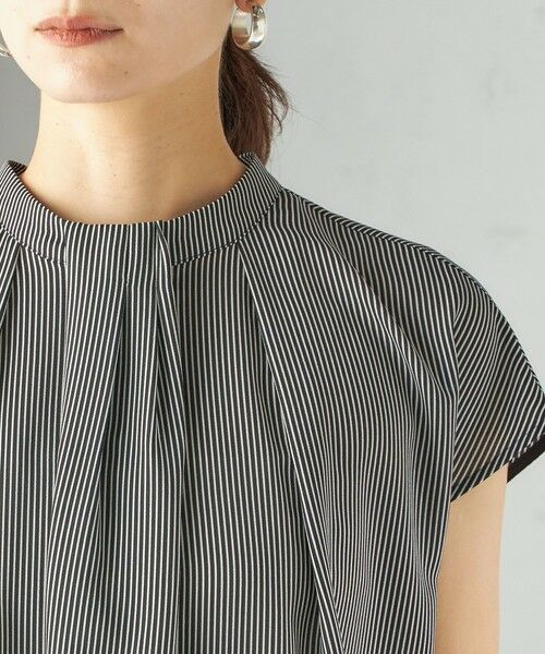 SHIPS / シップス シャツ・ブラウス | 〈手洗い可能〉タック タイ フレンチ スリーブ ブラウス | 詳細25