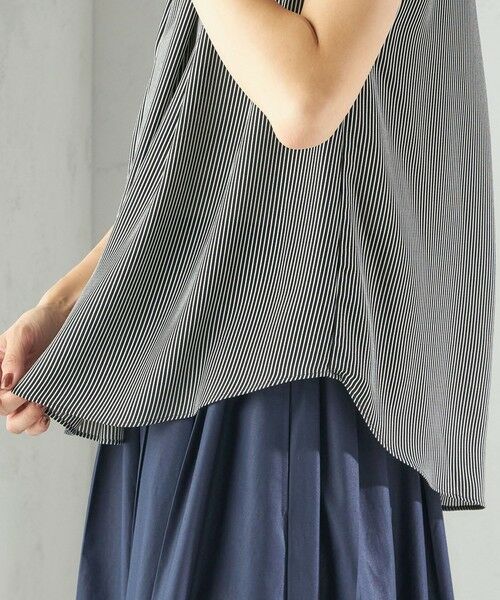 SHIPS / シップス シャツ・ブラウス | 〈手洗い可能〉タック タイ フレンチ スリーブ ブラウス | 詳細28