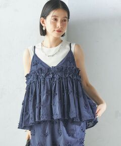SHIPS / シップス シャツ・ブラウス | 【SHIPS別注】crinkle crinkle crinkle:3D エンブロイダリー キャミ