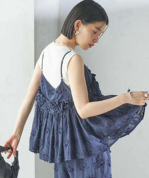 SHIPS / シップス シャツ・ブラウス | 【SHIPS別注】crinkle crinkle crinkle:3D エンブロイダリー キャミ | 詳細11