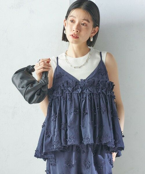 SHIPS / シップス シャツ・ブラウス | 【SHIPS別注】crinkle crinkle crinkle:3D エンブロイダリー キャミ | 詳細8