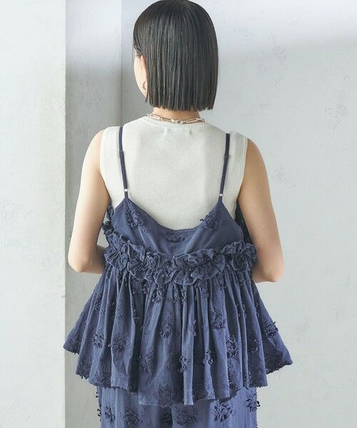 SHIPS / シップス シャツ・ブラウス | 【SHIPS別注】crinkle crinkle crinkle:3D エンブロイダリー キャミ | 詳細9