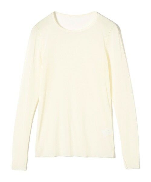 SHIPS / シップス Tシャツ | 〈手洗い可能〉ストレッチ チュール ロング スリーブ TEE | 詳細17