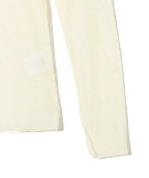 SHIPS / シップス Tシャツ | 〈手洗い可能〉ストレッチ チュール ロング スリーブ TEE | 詳細19