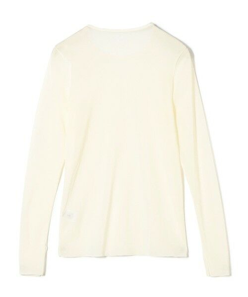 SHIPS / シップス Tシャツ | 〈手洗い可能〉ストレッチ チュール ロング スリーブ TEE | 詳細20