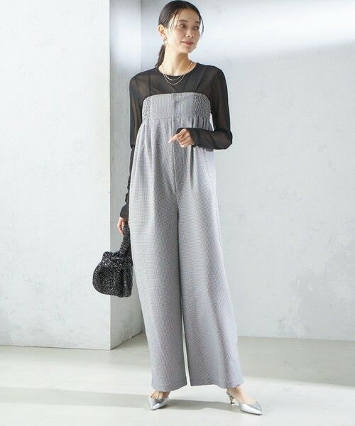 SHIPS / シップス Tシャツ | 〈手洗い可能〉ストレッチ チュール ロング スリーブ TEE | 詳細22